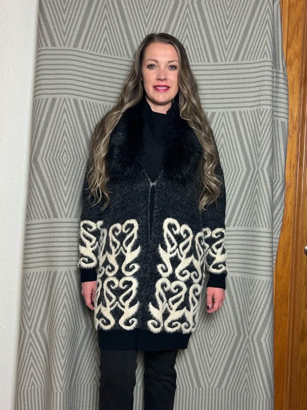 Furry Collar Cardigan | Cozy Luxe Layer | Winter Closeout Sale